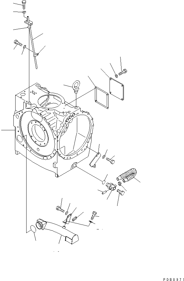 Bulldozers Komatsu / D155A-3 S/N 60001-UP(d155a-3c) / STEERING CASE (1/2)(150060 : F2300-04A0)