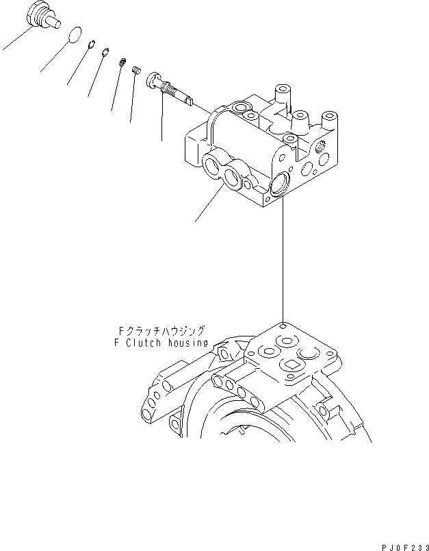 Bulldozers Komatsu / D155AX-5 S/N 70001-UP(d155ax1r) / TRANSMISSION (QUICK RETURN VALVE)(#70001-75999)(150400 : F2320-57A0)