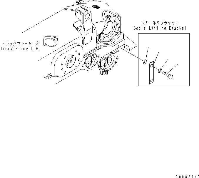 Komatsu parts book diagram for D155AX-6 S/N 80001-81027 (ecot3): BLANK PARTS(#80001-)
