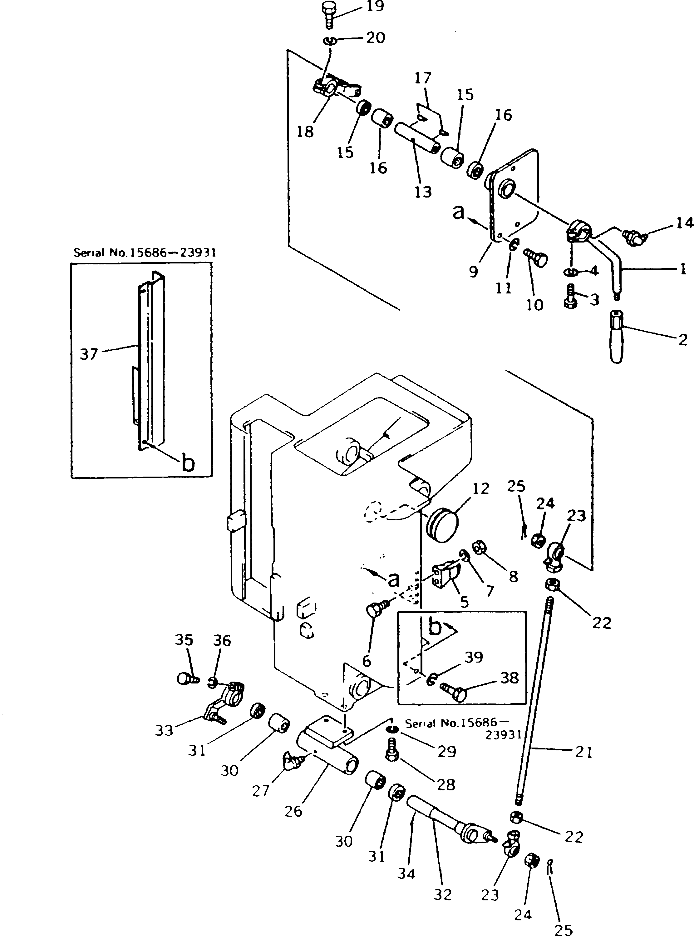 Pipelayers Komatsu / D155C-1P-ZZ S/N 15686-UP(d155c-0c) / COMPRESSION RELEASE LEVER(030040 : 1111) Pipelayers Komatsu / D155C-1P-ZZ S/N 15686-UP(d155c-0c) / COMPRESSION RELEASE LEVER(030040 : 1111)