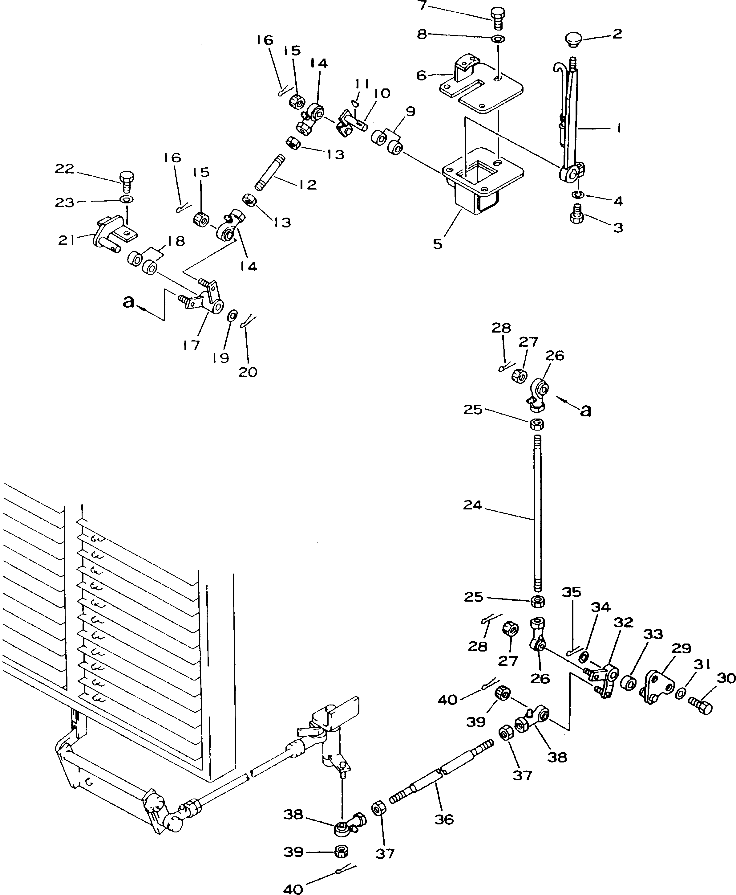 Pipelayers Komatsu / D155C-1P-ZZ S/N 15686-UP(d155c-0c) / RADIATOR SHUTTER AND IT CONTROL (2/2)(030130 : 1135) Pipelayers Komatsu / D155C-1P-ZZ S/N 15686-UP(d155c-0c) / RADIATOR SHUTTER AND IT CONTROL (2/2)(030130 : 1135)
