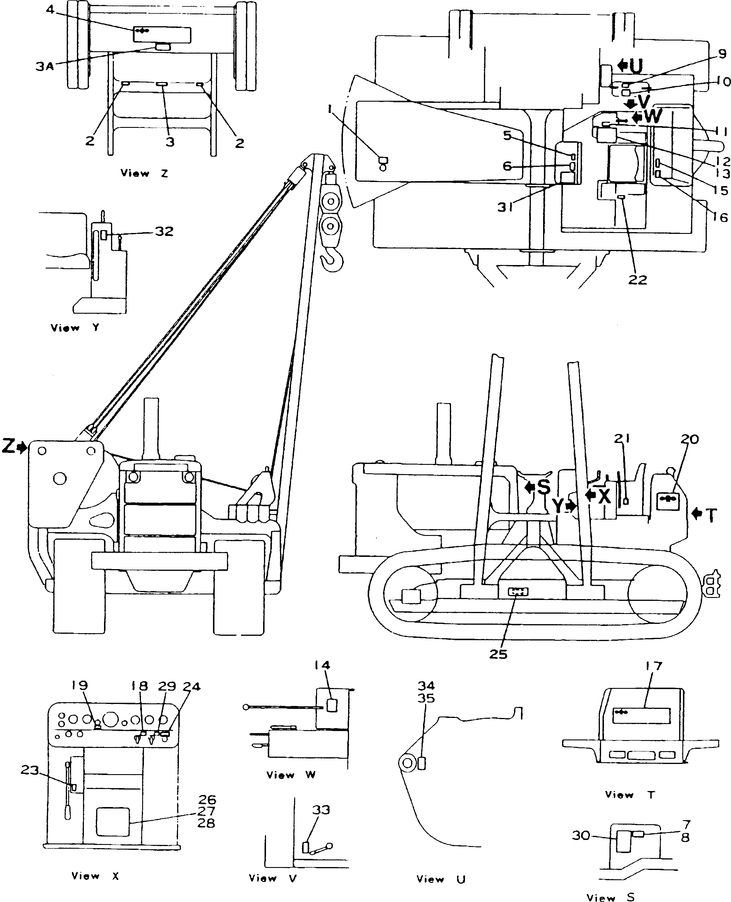 Pipelayers Komatsu / D155C-1P-ZZ S/N 15686-UP(d155c-0c) / MARKS AND PLATES (CZECHO)(#15686-23285)(150100 : 1533) Pipelayers Komatsu / D155C-1P-ZZ S/N 15686-UP(d155c-0c) / MARKS AND PLATES (CZECHO)(#15686-23285)(150100 : 1533)