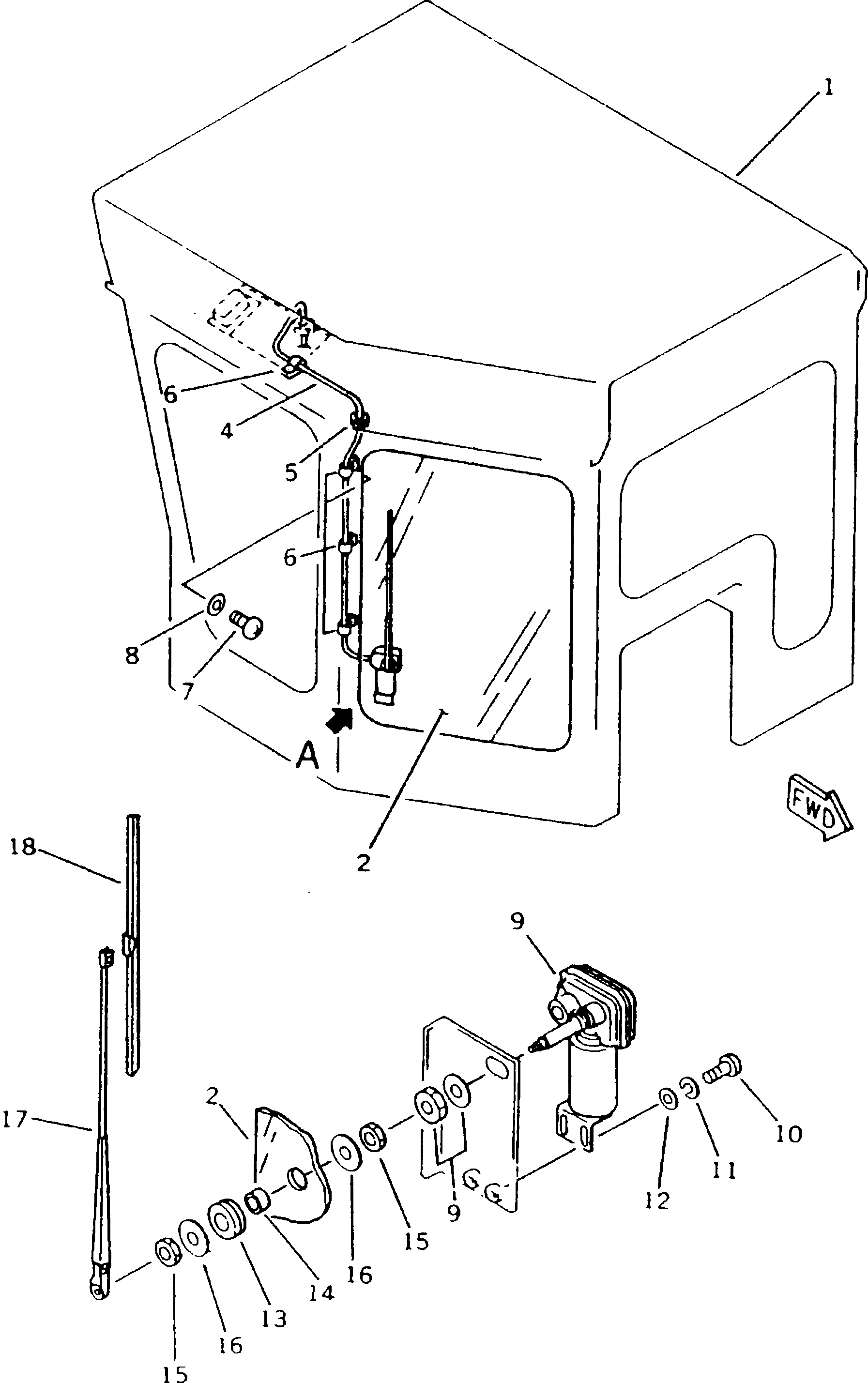 Pipelayers Komatsu / D155C-1P-ZZ S/N 15686-UP(d155c-0c) / WIRING IN CAB (WITH WIPER) (FRONT¤R.H.)(#23933-)(210090 : 1813) Pipelayers Komatsu / D155C-1P-ZZ S/N 15686-UP(d155c-0c) / WIRING IN CAB (WITH WIPER) (FRONT¤R.H.)(#23933-)(210090 : 1813)