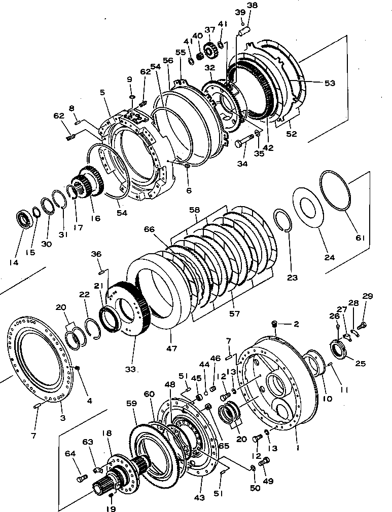 Pipelayers Komatsu / D155C-1P S/N 15686-UP (S6D155-4 Eng. Installed (-50cent. Spec.))(d155c-1c) / PLANETARY GEAR AND SHAFT(#15686-31302)(150490 : F2320-73A1) Pipelayers Komatsu / D155C-1P S/N 15686-UP (S6D155-4 Eng. Installed (-50cent. Spec.))(d155c-1c) / PLANETARY GEAR AND SHAFT(#15686-31302)(150490 : F2320-73A1)