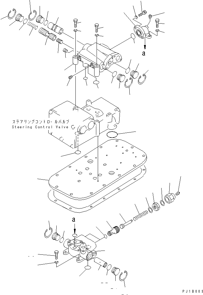 Pipelayers Komatsu / D155C-1D S/N 31416-UP (S6D155-4 Eng. Installed (-50cent. Spec.))(d155c-2c) / MAIN RELIEF VALVE AND SAFETY VALVE(150300 : F2600-02A0)
