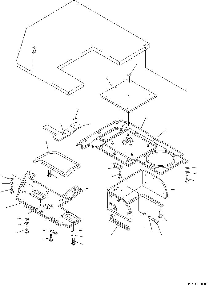 Pipelayers Komatsu / D155C-1 S/N 15686-UP (SA6D140-2 Eng. Installed)(d155c-3c) / CAB (INTERIA)(240100 : K0200-04A0)
