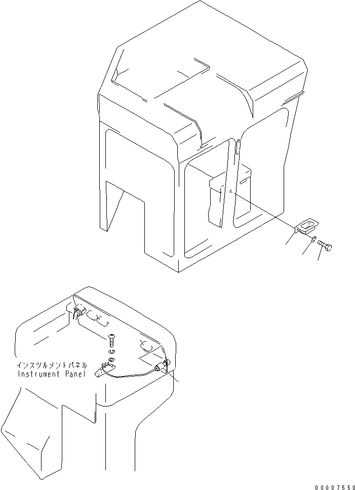 Pipelayers Komatsu / D155C-1 S/N 15686-UP (SA6D140-2 Eng. Installed)(d155c-3c) / CIGA LIGHTER AND ASHTRAY CASE(#31586-)(240640 : K2110-16A1)