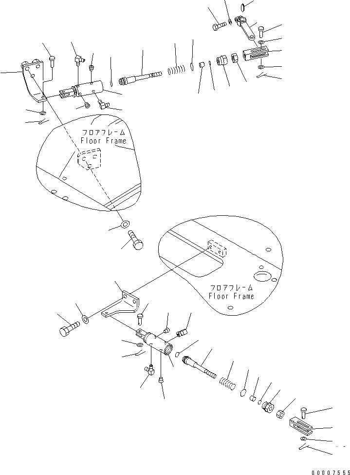 Pipelayers Komatsu / D155C-1 S/N 15686-UP (SA6D140-2 Eng. Installed)(d155c-3c) / SAFETY DEVICE RELATED(#31586-)(240770 : K2110-26A0)