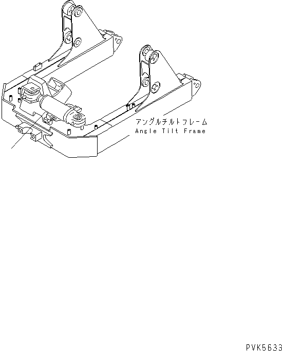 Bulldozers Komatsu / D20A-7-M S/N 78604-UP(d20a-7-r) / TILT CYLINDER (FOR PAT)(330140 : T2150-01A1)