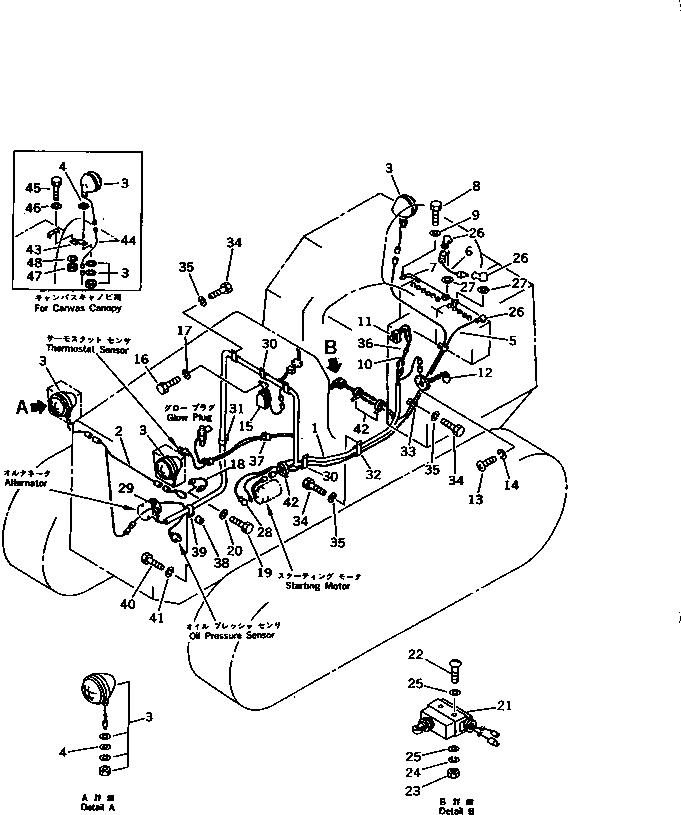 Bulldozers Komatsu / D21A-6 S/N 60001-UP(d21a-6c) / ELECTRICAL SYSTEM (FOR F2-R2 TRANSMISSION)(030200 : 1434)