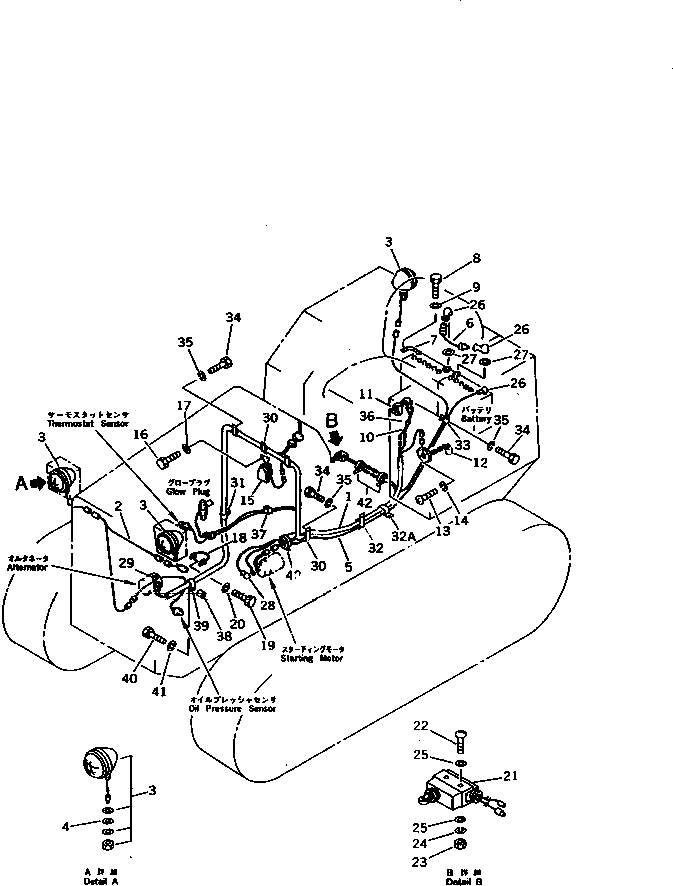 Bulldozers Komatsu / D21A-6 S/N 60001-UP(d21a-6c) / ELECTRICAL SYSTEM (FOR F3-R3 TRANSMISSION)(030220 : 1436)