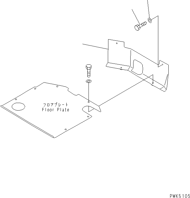 Komatsu parts book diagram for D21A-7T S/N 78604-UP (Trimming Dozer (m/c)): SEAT FRONT COVER (WITH OIL DAMPER)(#78604-80265)