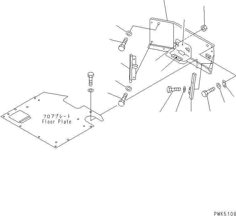Komatsu parts book diagram for D21A-7T S/N 78604-UP (Trimming Dozer (m/c)): SEAT FRONT COVER (WITH STEEL CAB) (FOR RUSSIAN)(#78604-80265)
