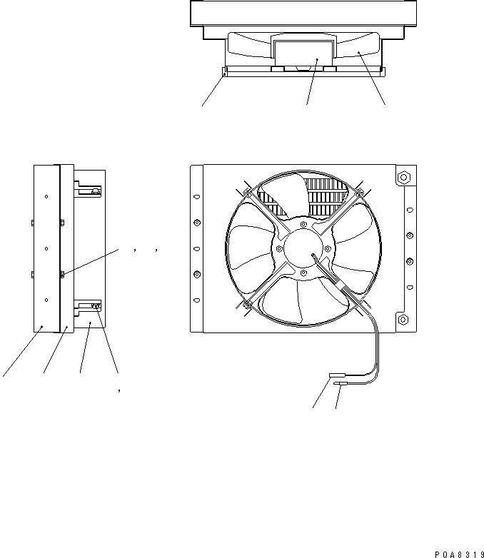 Bulldozers Komatsu / D21A-7 S/N 75001-78603(d21a-7c) / CONDENSOR(150490 : 5807)