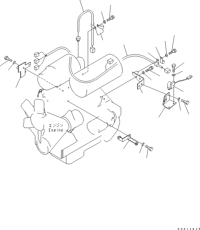 Bulldozers Komatsu / D21A-8 S/N 83001-UP(d21a-8r) / ENGINE ELECTRICAL(030040 : B0500-01A0)