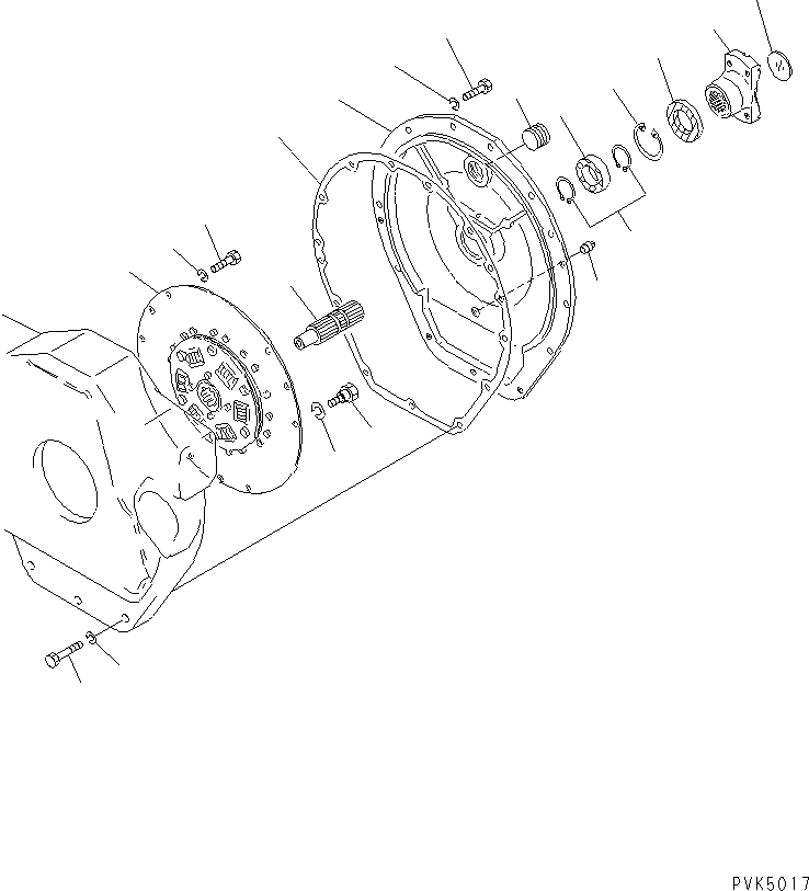 Bulldozers Komatsu / D21P-7A-M S/N 78604-UP(d21p-70r) / DAMPER STD(030030 : B0600-01A0)