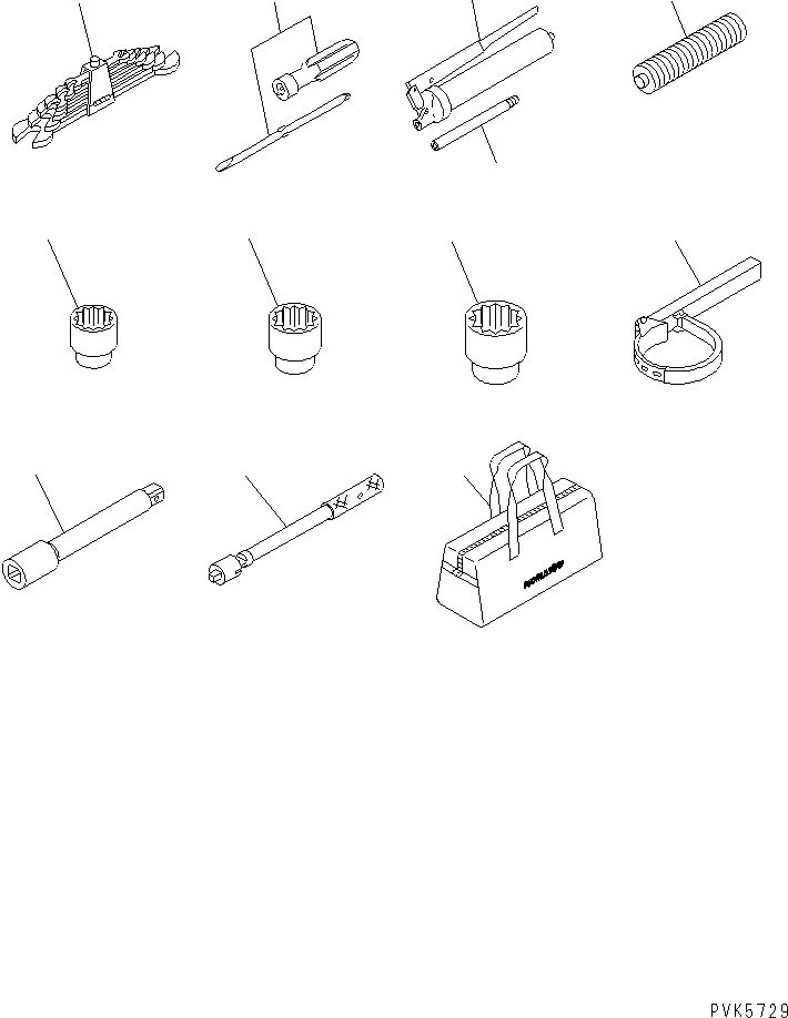 Bulldozers Komatsu / D21P-7A S/N 78604-UP (4D94E-1 (Emission) Eng. Installed)(d21p-7ac) / T00L(390070 : V0300-01A0)