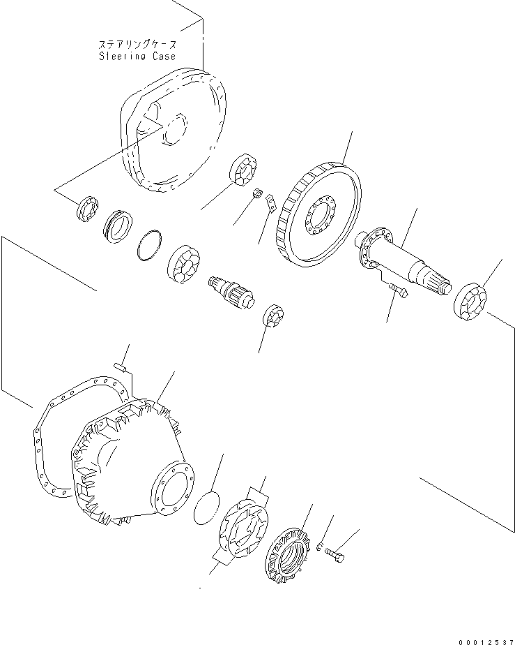 Bulldozers Komatsu / D21P-8 S/N 83001-UP(d21p-8r) / FINAL DRIVE(150520 : F2380-01A0)