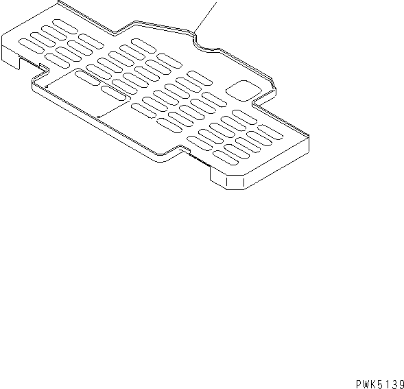 Bulldozers Komatsu / D21P-8 S/N 83001-UP(d21p-8r) / FLOOR MAT(240200 : K0310-01A0)