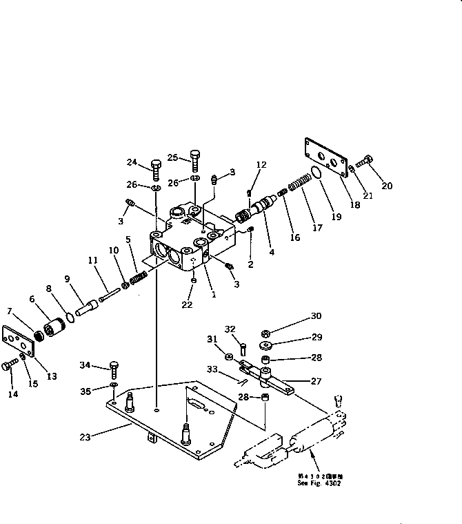 Bulldozers Komatsu / D21Q-6 S/N 60001-UP(d21q-6r) / STEERING VALVE (FOR LEVER STEERING)(120180 : 4501)