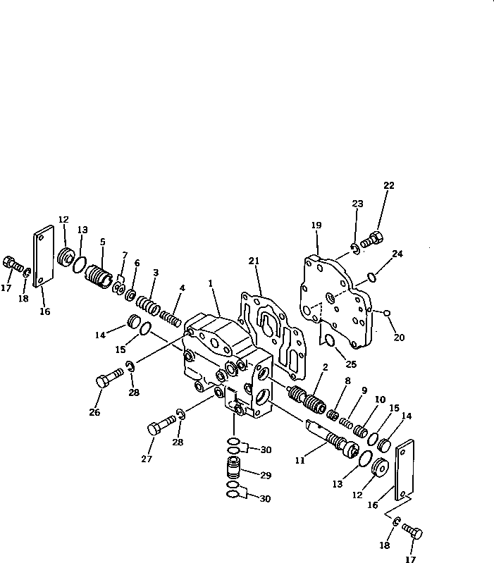 Crawler Loaders Komatsu / D21QG-6 S/N 60001-UP(d21qg-6r) / TRANSMISSION VALVE (F3-R3) (MODULATION)(060180 : 2553) Crawler Loaders Komatsu / D21QG-6 S/N 60001-UP(d21qg-6r) / TRANSMISSION VALVE (F3-R3) (MODULATION)(060180 : 2553)