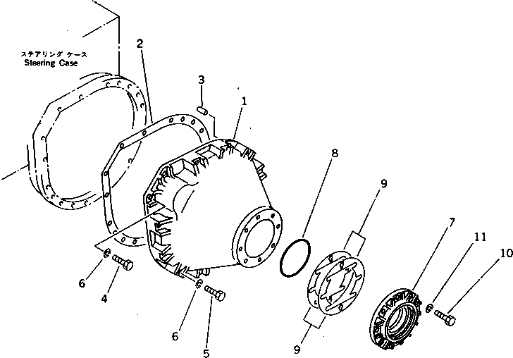 Crawler Loaders Komatsu / D21QG-7 S/N 61001-61131(d21qg-7c) / FINAL DRIVE CASE(#61001-61093)(060270 : 2702) Crawler Loaders Komatsu / D21QG-7 S/N 61001-61131(d21qg-7c) / FINAL DRIVE CASE(#61001-61093)(060270 : 2702)