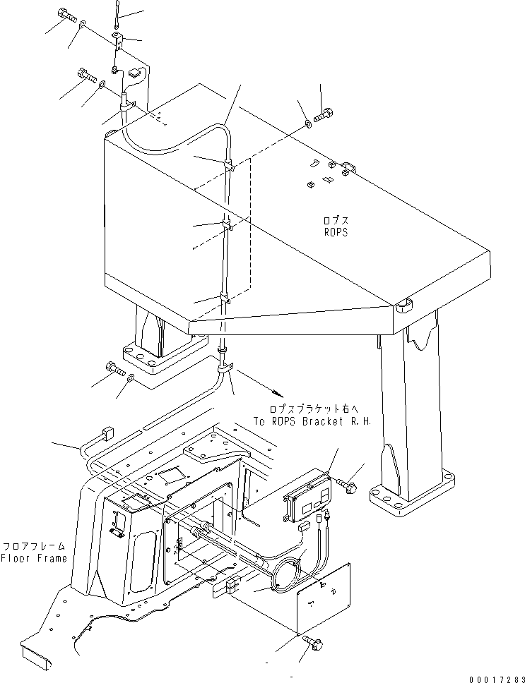 Bulldozers Komatsu / D275A-5 S/N 25001-UP(d275a-5c) / KOMTRAX (FOR SEPARATES)(120100 : E0201-01A3)