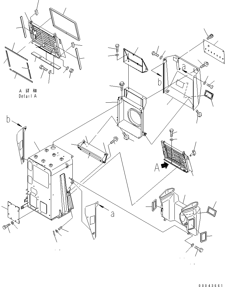 Bulldozers Komatsu / D275A-5 S/N 25001-UP(d275a-5c) / DASHBOARD (WITHOUT AIR CONDITIONER)(240840 : K2210-01A0)