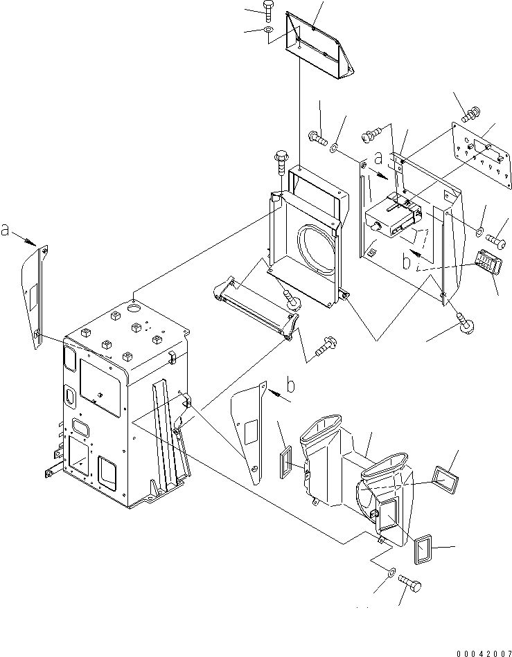 Bulldozers Komatsu / D275A-5 S/N 25001-UP(d275a-5c) / DASHBOARD (WITH HEATER) (2/2)(240890 : K2210-02A1)