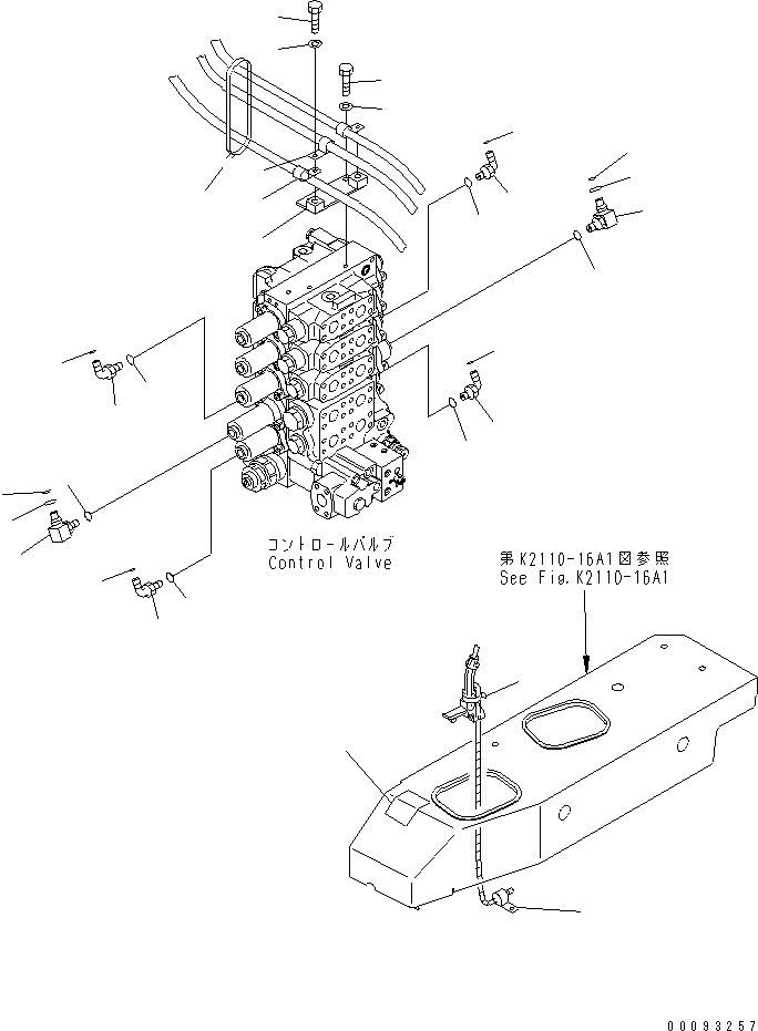 Bulldozers Komatsu / D275A-5 S/N 25001-UP(d275a-5c) / BLADE CONTROL (DUAL TILT PITCH DOZER)(#25001-25075)(240990 : K2510-01A0)