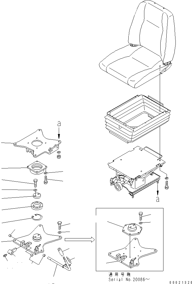 Bulldozers Komatsu / D275AX-5 S/N 20001-UP(d275ax-c) / OPERATOR