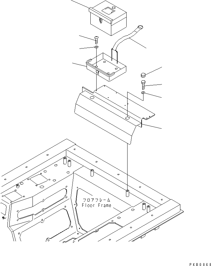 Bulldozers Komatsu / D275AX-5 S/N 20001-UP(d275ax-c) / FIRST AID BOX(240420 : K0840-01A0)