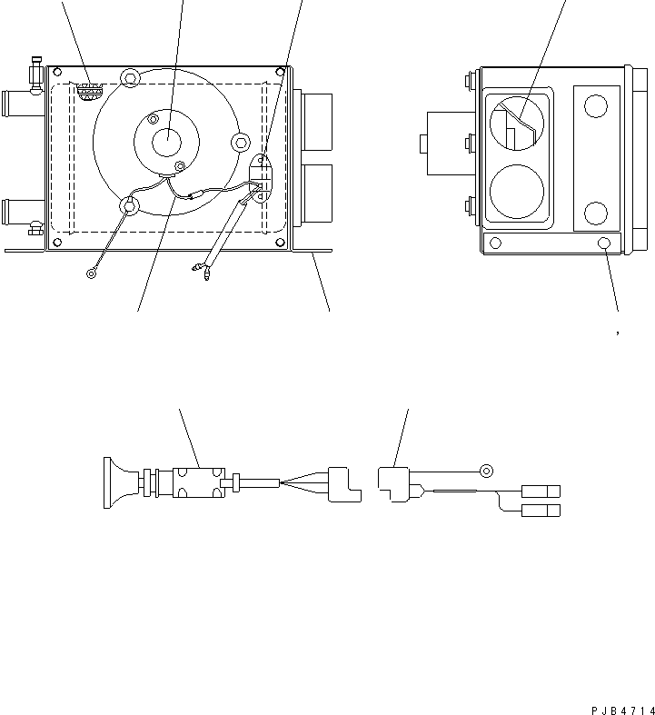 Bulldozers Komatsu / D275AX-5 S/N 20001-UP(d275ax-c) / HEATER ASS