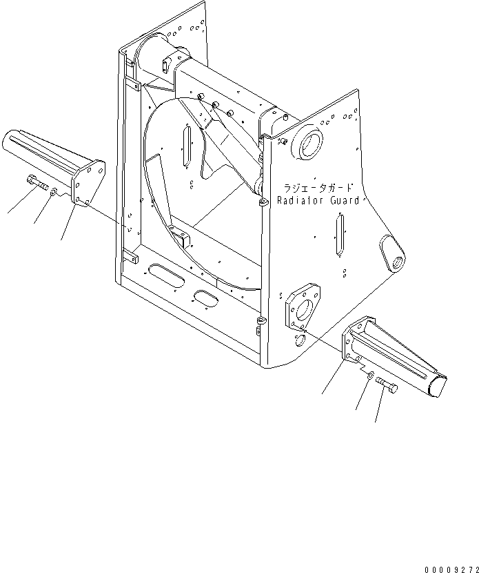 Bulldozers Komatsu / D275AX-5 S/N 20001-UP(d275ax-c) / FRONT STRAIKER (FOR LANDFILL SPEC.)(270220 : M2110-11A2)