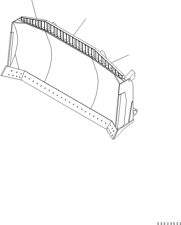Bulldozers Komatsu / D275AX-5 S/N 20001-UP(d275ax-c) / SPILL GUARD (SEMI-U BLADE)(330200 : T2120-01A9)