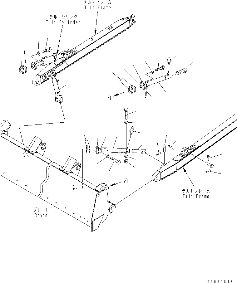 Bulldozers Komatsu / D31PLL-21-IN S/N 1001-UP (For Indonesia)(d31pll1c) / ARM AND BRACE(330020 : T2115-01A0)