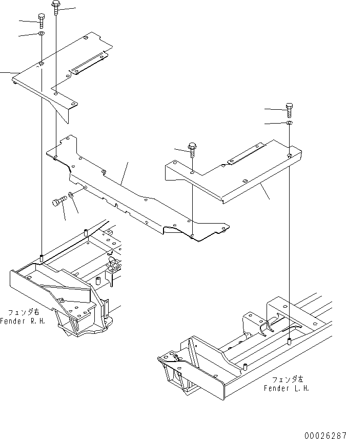 Bulldozers Komatsu / D31PX-21A-M S/N 50501-UP(d31px-0r) / SIDE FLOOR (CANOPY LESS)(#50628-)(240660 : K2160-01A9)