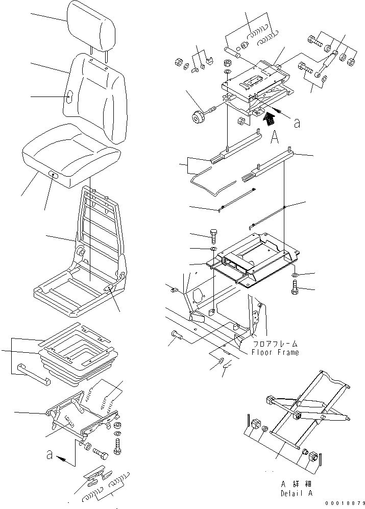 Bulldozers Komatsu / D31PX-21A S/N 50501-UP (Overseas Version)(d31px-1c) / OPERATOR