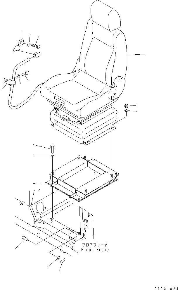 Bulldozers Komatsu / D31PX-21A S/N 50501-UP (Overseas Version)(d31px-1c) / OPERATOR