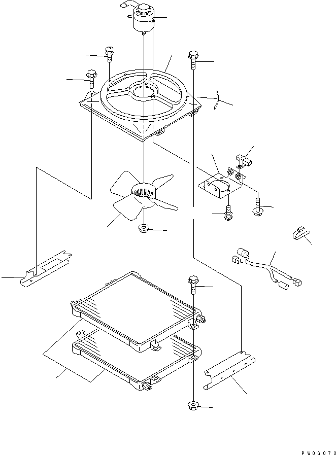 Bulldozers Komatsu / D31PX-21A S/N 50501-UP (Overseas Version)(d31px-1c) / AIR CONDITIONER (CAPACITOR)(240380 : K0710-53A0)