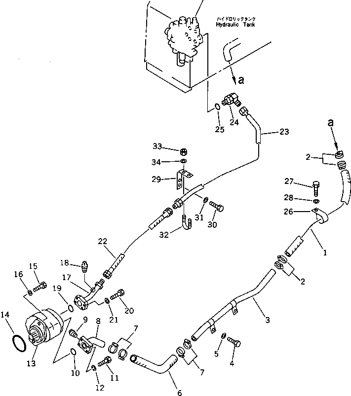 Crawler Loaders Komatsu / D31Q-18 S/N 40001-UP(d31q-18c) / HYDRAULIC PIPING (TANK TO PUMP TO VALVE)(180140 : 6501) Crawler Loaders Komatsu / D31Q-18 S/N 40001-UP(d31q-18c) / HYDRAULIC PIPING (TANK TO PUMP TO VALVE)(180140 : 6501)