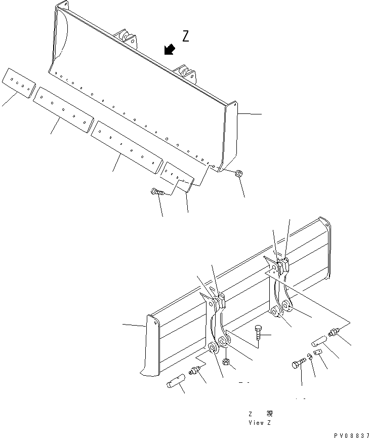 Crawler Loaders Komatsu / D31Q-18 S/N 40001-UP(d31q-18c) / STRAIGHT BLADE(210070 : 7201)