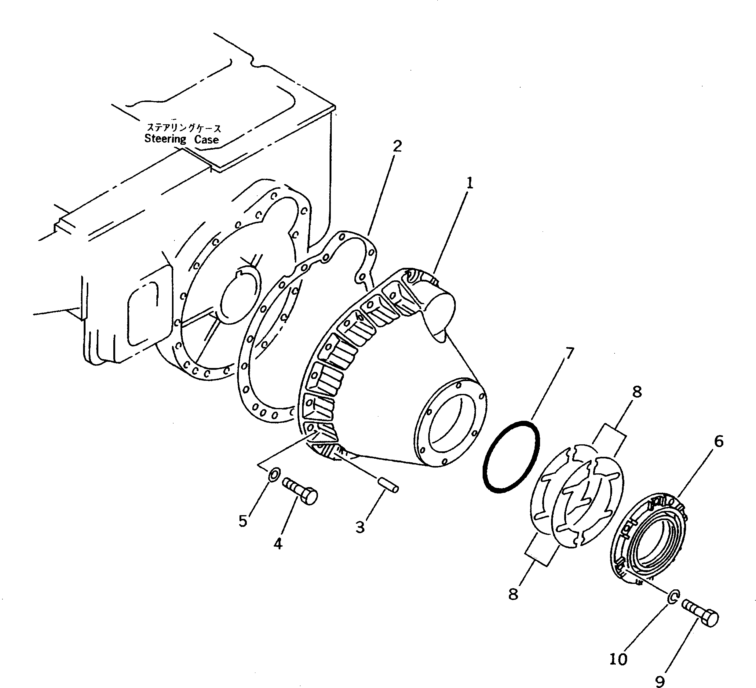 Crawler Loaders Komatsu / D31Q-18 S/N 40001-UP(d31q-18r) / FINAL DRIVE CASE(060170 : 2711) Crawler Loaders Komatsu / D31Q-18 S/N 40001-UP(d31q-18r) / FINAL DRIVE CASE(060170 : 2711)