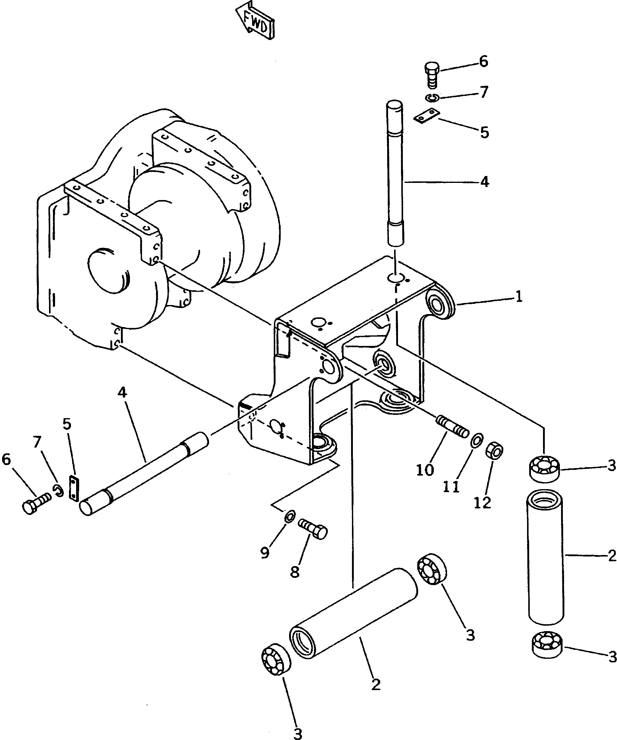 Crawler Loaders Komatsu / D31Q-18 S/N 40001-UP(d31q-18r) / FAIR LEAD(210240 : 7761) Crawler Loaders Komatsu / D31Q-18 S/N 40001-UP(d31q-18r) / FAIR LEAD(210240 : 7761)