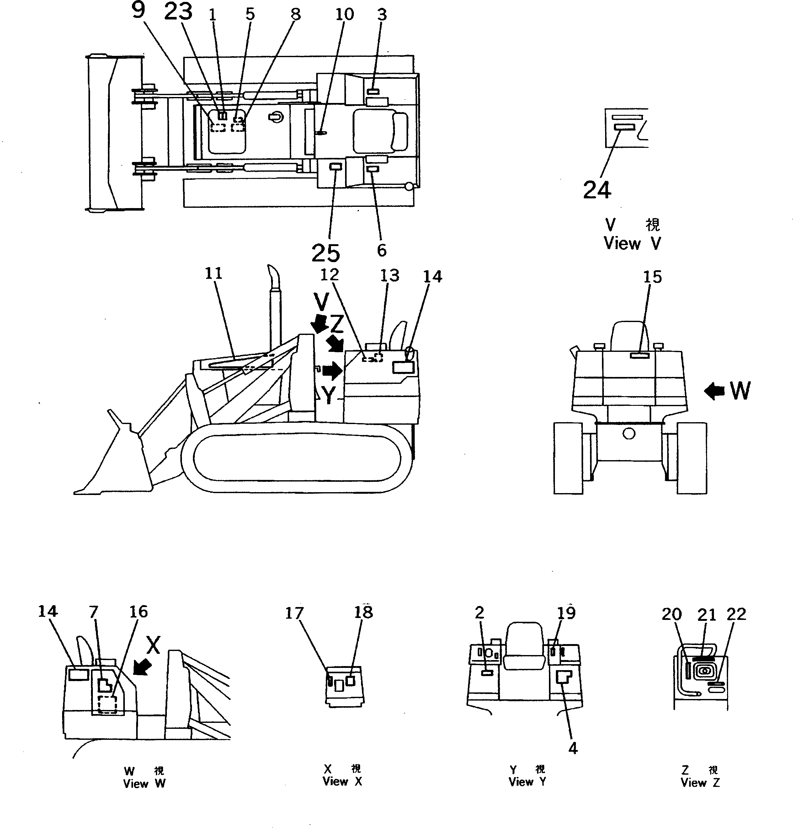 Crawler Loaders Komatsu / D31Q-20 S/N 41001-UP(d31q-20r) / MARKS AND PLATES (JAPANESE)(#41001-41139)(360010 : U0100-01B2) Crawler Loaders Komatsu / D31Q-20 S/N 41001-UP(d31q-20r) / MARKS AND PLATES (JAPANESE)(#41001-41139)(360010 : U0100-01B2)
