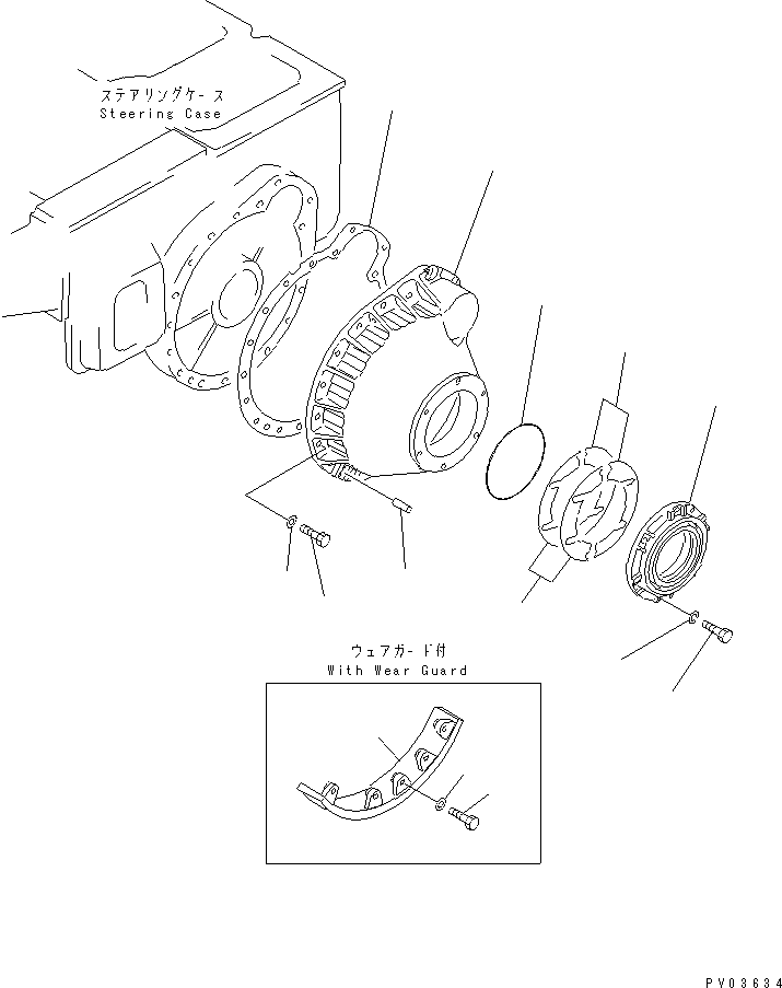 Crawler Loaders Komatsu / D31S-20 S/N 41001-UP(d31s-20c) / FINAL DRIVE CASE(150160 : F2380-01A0)