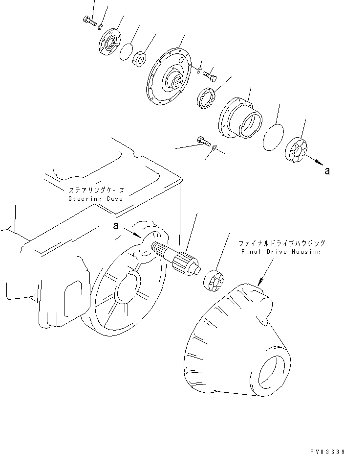Crawler Loaders Komatsu / D31S-20 S/N 41001-UP(d31s-20c) / FINAL DRIVE GEAR(150170 : F2380-02A0)