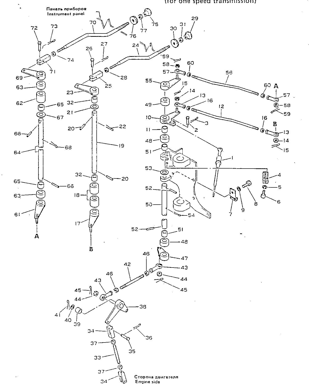Bulldozers Komatsu / D355A-3X S/N 1010-UP(d355a-0c) / STARTING ENGINE CONTROL (3/3)(#2529-)(030080 : 115A)