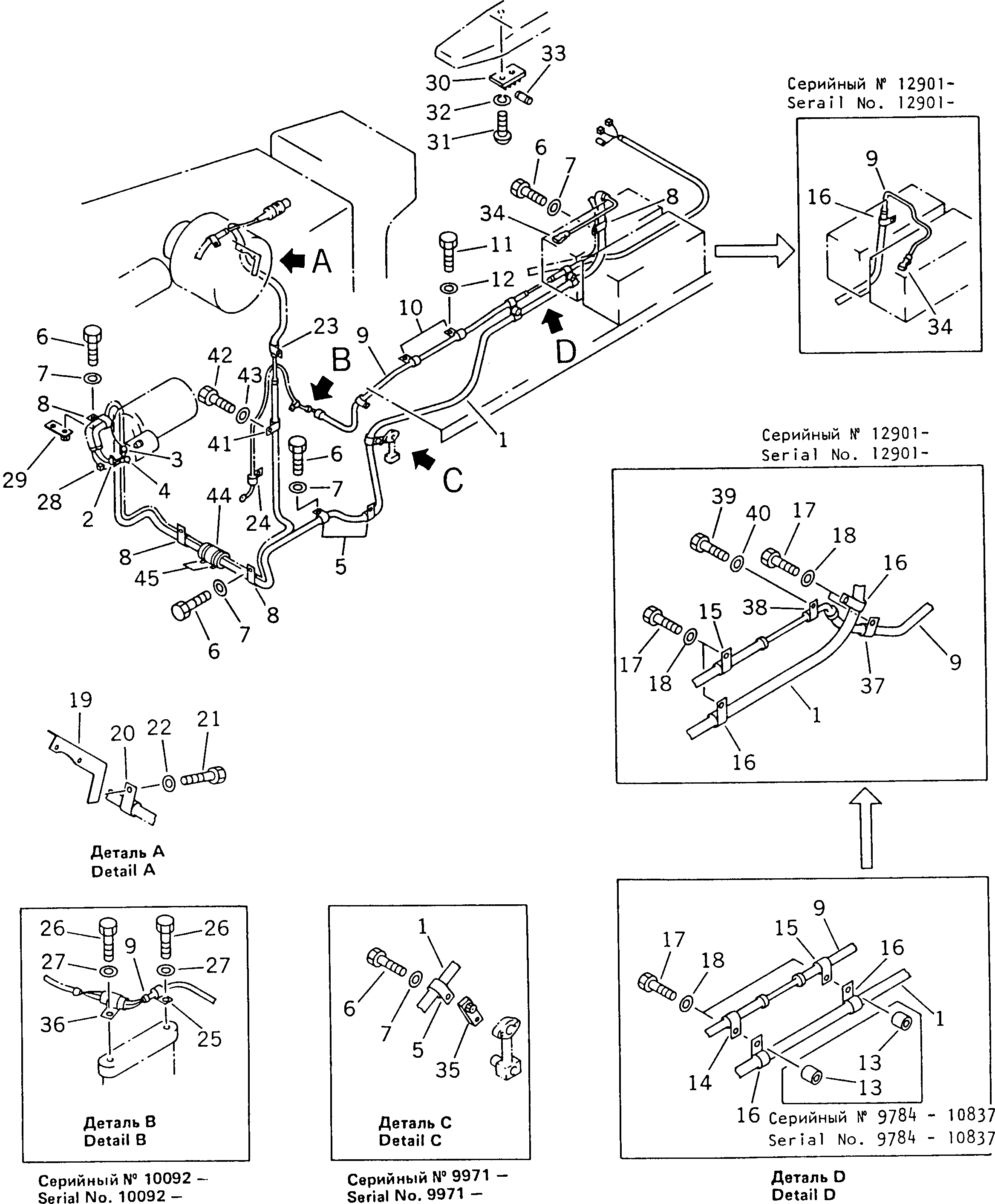 Bulldozers Komatsu / D355A-3X S/N 1010-UP(d355a-0c) / ELECTRICAL SYSTEM (3/5)(#9001-)(030330 : 163H)