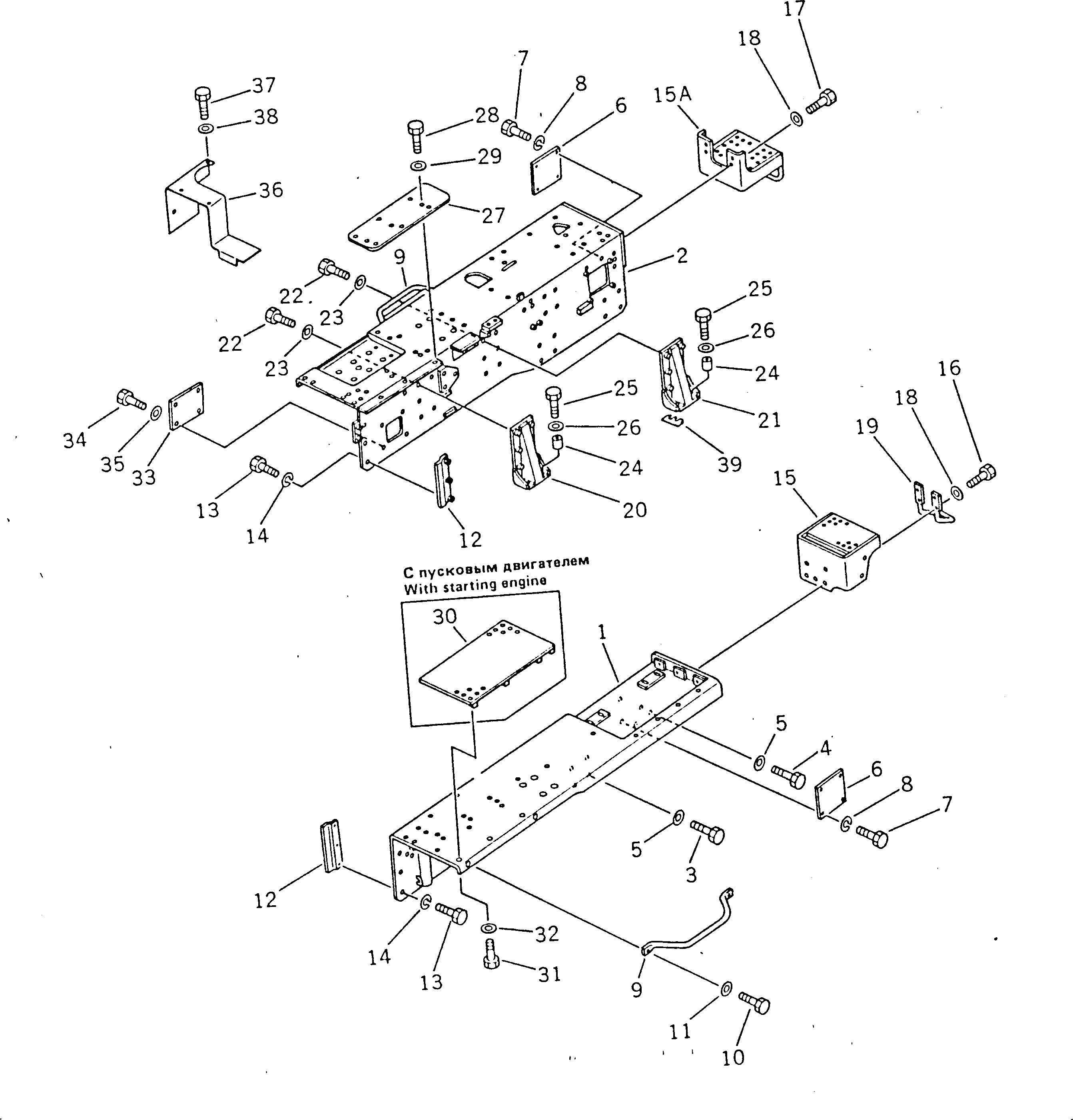 Bulldozers Komatsu / D355A-3X S/N 1010-UP(d355a-0c) / FENDER(#9001-)(150050 : 505E)